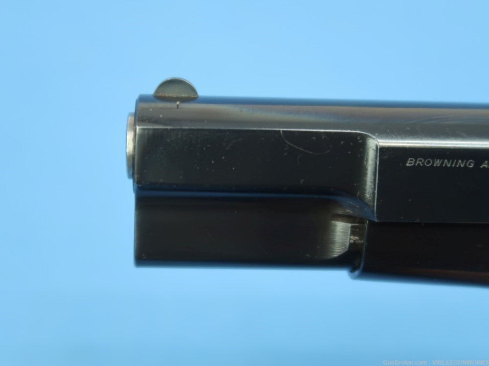 Browning Hi Power 9mm Blued T Series Belgium Made Cased 1969-img-28