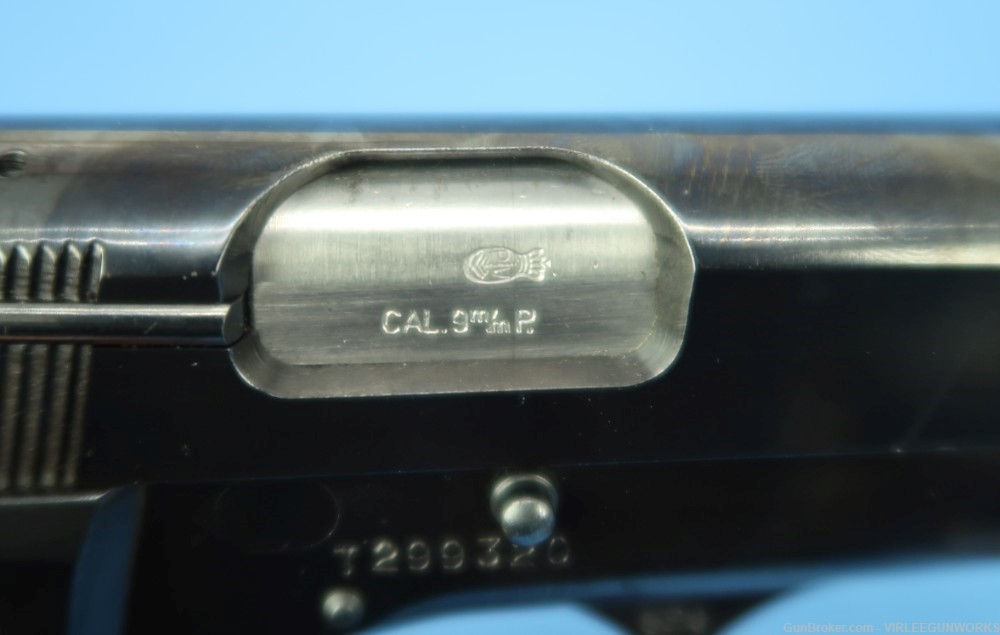 Browning Hi Power 9mm Blued T Series Belgium Made Cased 1969-img-48