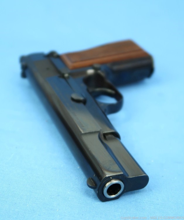 Browning Hi Power 9mm Blued T Series Belgium Made Cased 1969-img-31