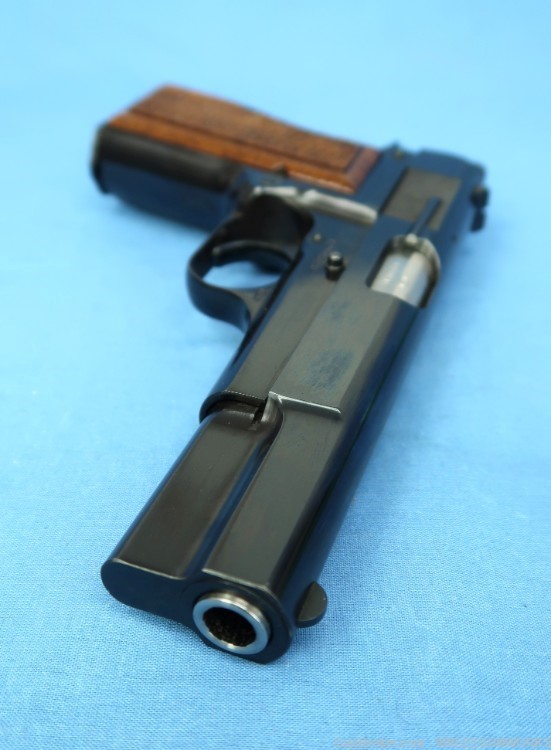 Browning Hi Power 9mm Blued T Series Belgium Made Cased 1969-img-8