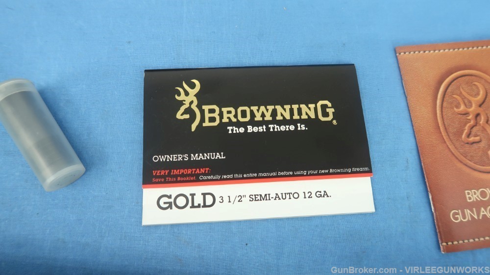 Browning Gold Hunter 3-1/2" Semi Auto Deluxe Walnut 12 Ga 26" Boxed 1998-img-63