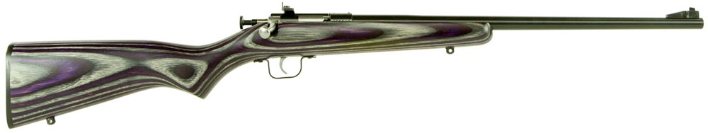 Crickett Youth 22 LR Rifle 16.12 1rd Purple Laminate-img-1