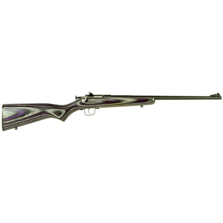 Crickett Youth 22 LR Rifle 16.12 1rd Purple Laminate-img-0