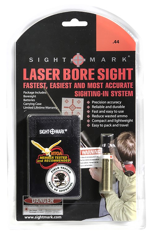 Sightmark Boresight, Red Laser for 44 Mag, Brass, Includes Battery Pack & C-img-0
