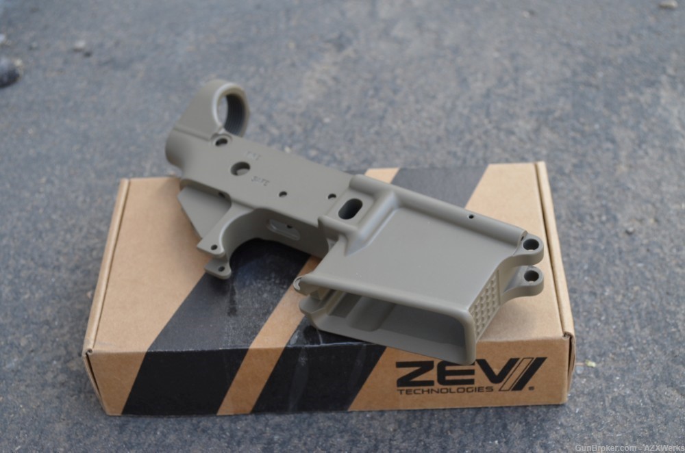 Zev Forged AR15 stripped lower Multi Cal X-Werks Magpul FDE-img-1