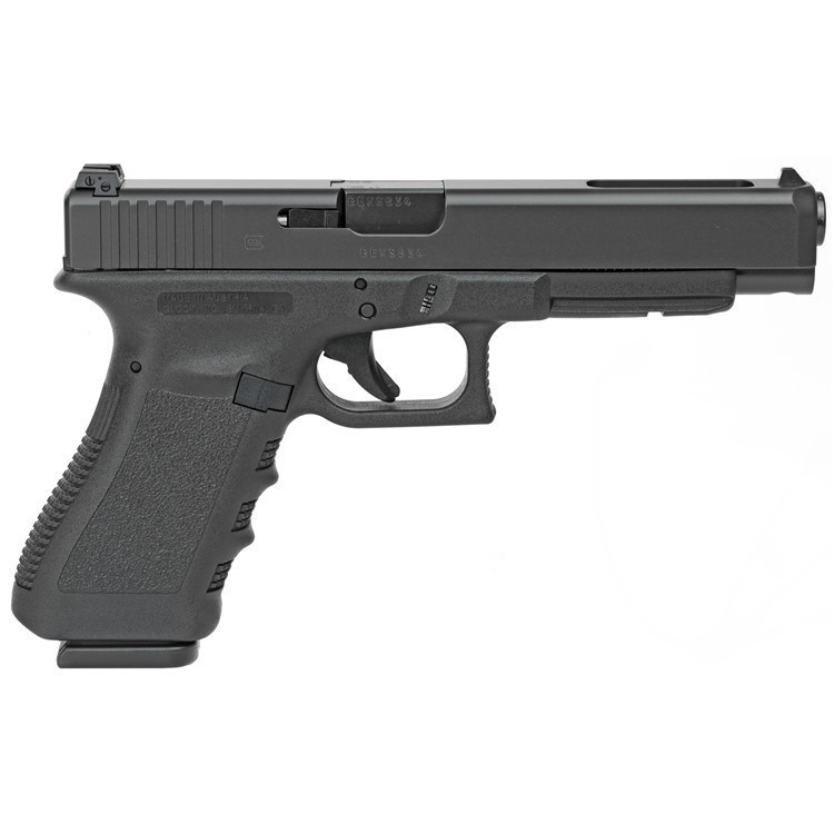 Glock G35 PI3530101 Gen3 40 S&W 5.31" 10+1 Black Steel Slide-img-1