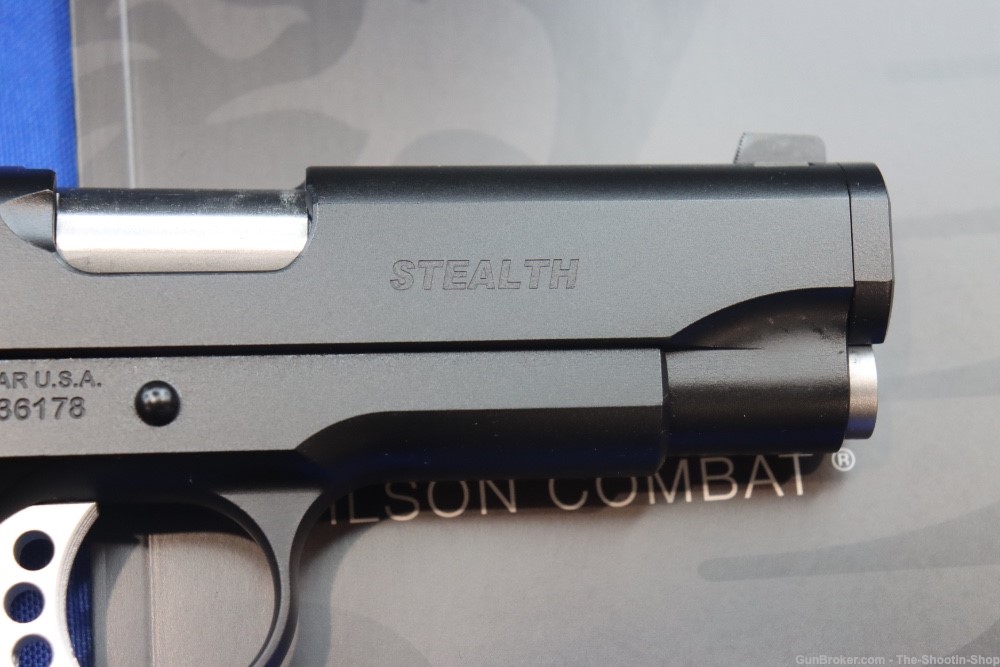 Wilson Combat STEALTH Model 1911 Pistol 45ACP 4" Match Carry NIGHT SIGHTS-img-12