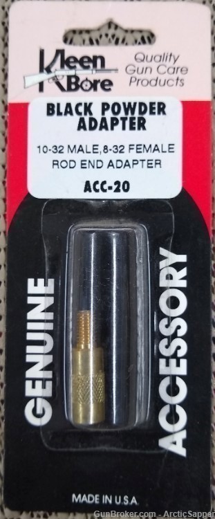 Kleen Bore Brass Blackpowder Rod Adapter No CC Fee-img-0