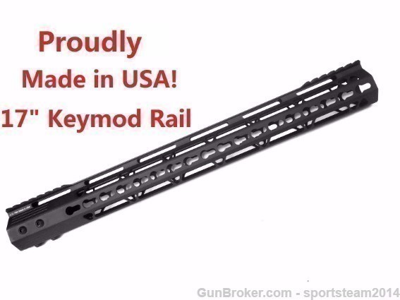 AR15 17" KEYMOD Handguard rail -Made in USA--img-10