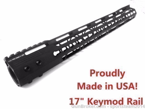 AR15 17" KEYMOD Handguard rail -Made in USA--img-9