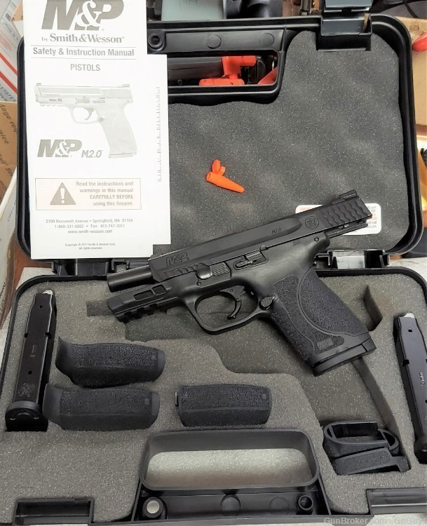 SMITH WESSON M&P 2.0 COMPACT 9mm Case 3 MAGS Night Sights SW 9-img-1
