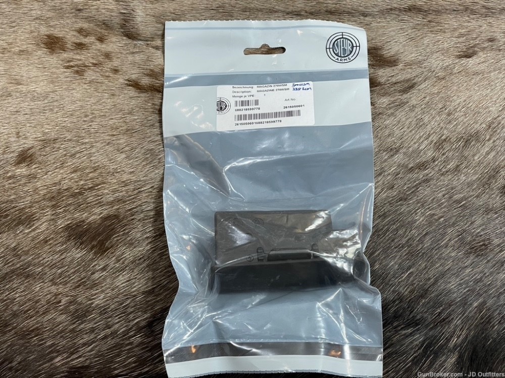 NEW STEYR ARMS MAGAZINE, 270 WSM; 300 WSM; 338 RCM - FOR CL II (CLII) ONLY-img-0