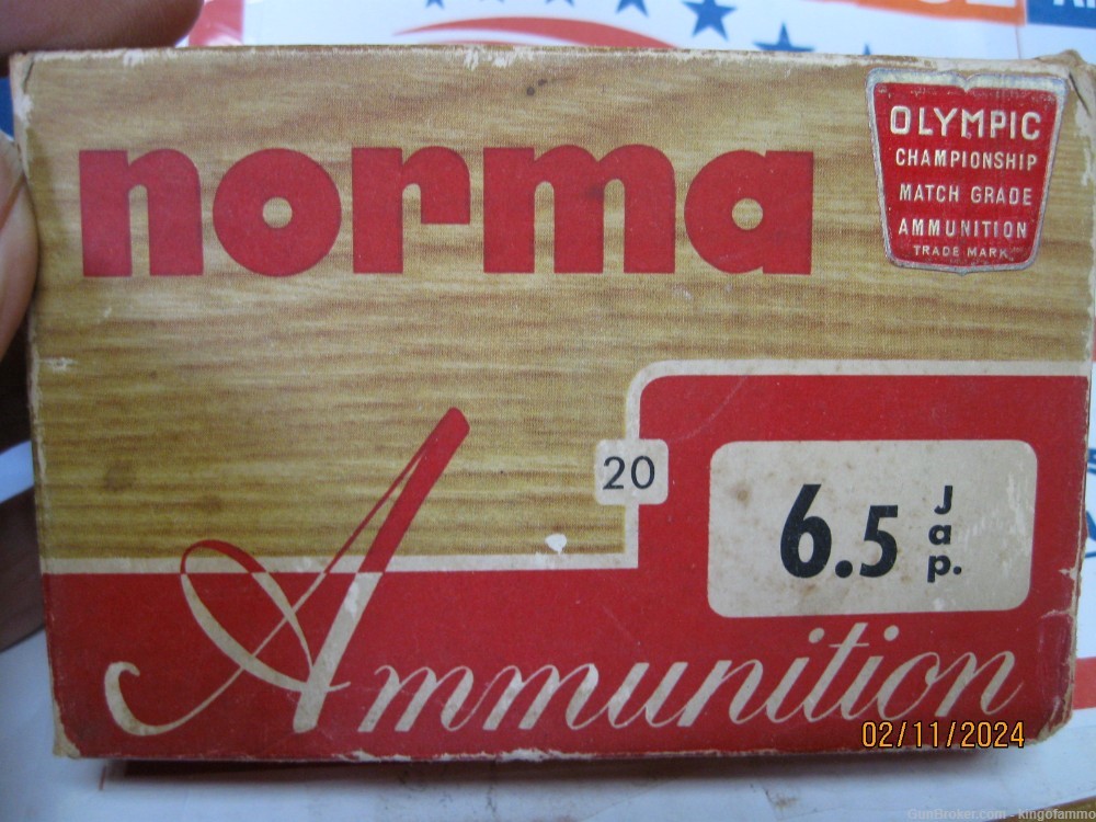 22 rounds Scarce 6.5 JAP Norma 156 gr, 139gr SP Hunting Ammo in 2 NOS Boxes-img-8