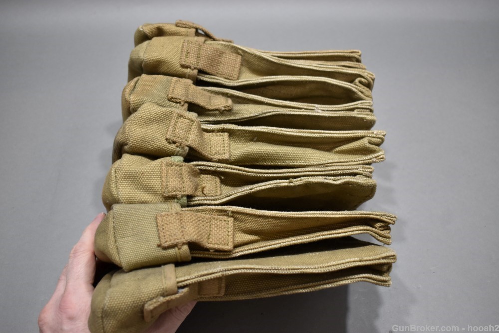 7 US Springfield Mark MK I Pedersen Device Mag Pouches RIA 1919 1920 Dated-img-3