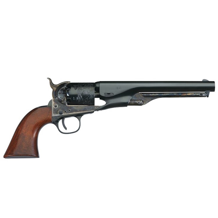Uberti 1861 Navy Steel .36 Cal 7.5" Bbl 6rd Black Powder Revolver-img-0