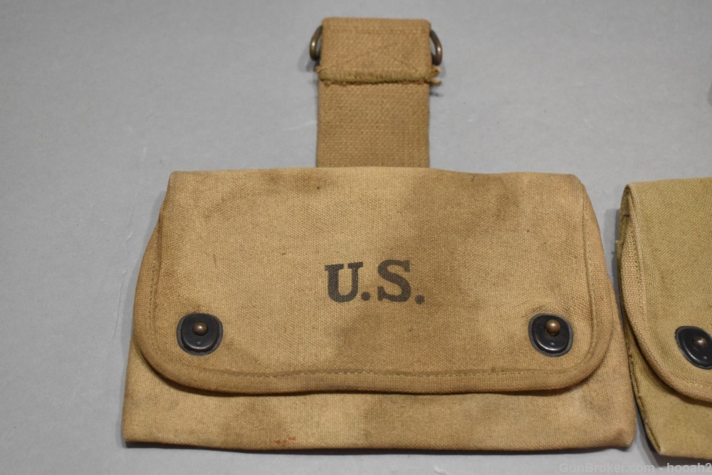 2 US WWI Pouches H&P and OMO 1918 Squad Leaders Medical ? READ-img-1