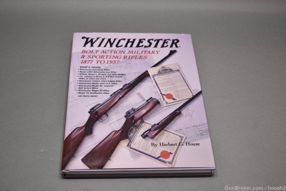 Winchester Bolt Action Military & Sporting Rifles 1877 1937 HC Book Houze-img-0