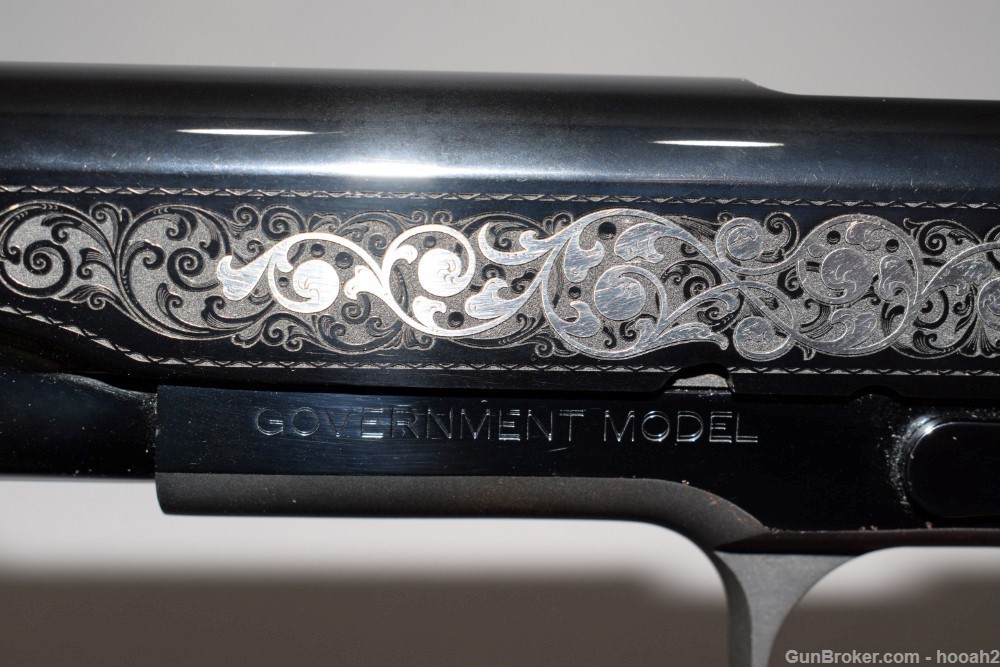 Wonderful Colt Talo 1911 Gustave Young Engravers Edition 45 ACP W Box 2019-img-14