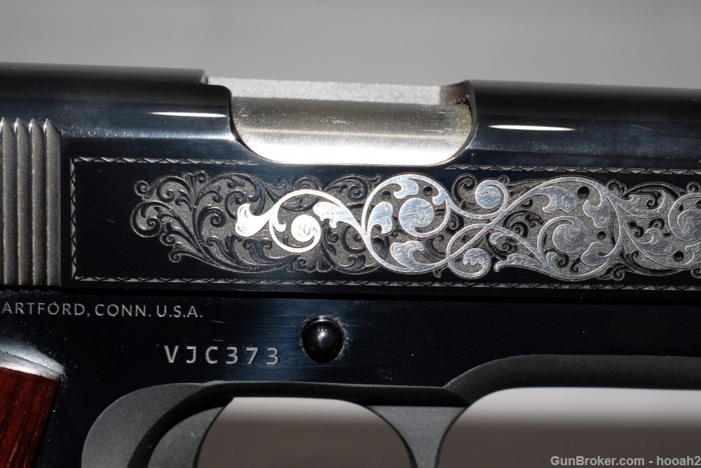 Wonderful Colt Talo 1911 Gustave Young Engravers Edition 45 ACP W Box 2019-img-6