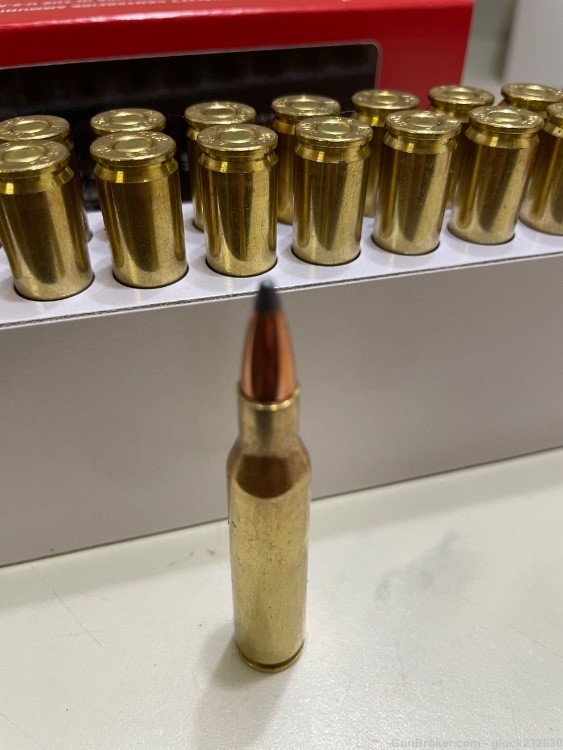 .257 Roberts ammo ammunition 120gr Nosler Partition 2400 FPS-img-1