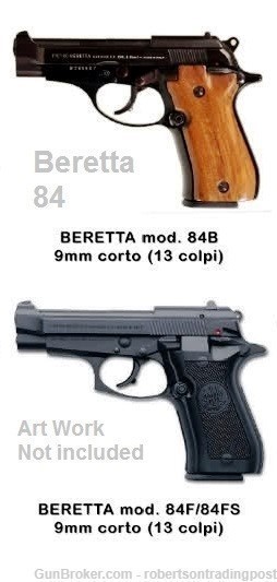 Mec-Gar 13 shot Magazines for Beretta 84 Pistols MGPB8413B $5 ship -img-10