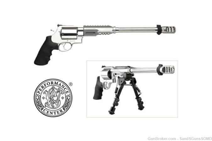 SMITH & WESSON 460 HUNTER PERFORMANCE CENTER 14" STAINLESS REVOLVER NEW-img-10
