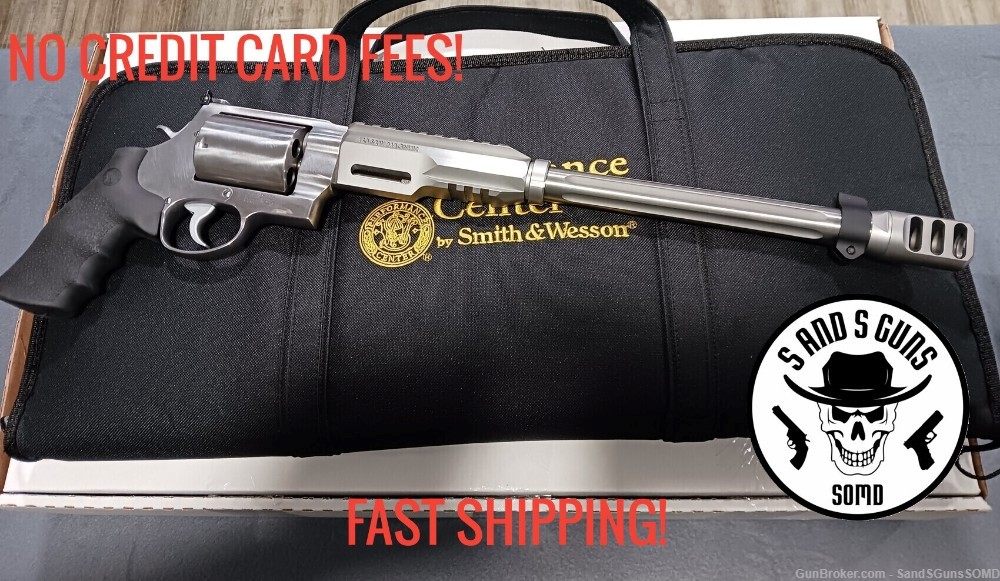 SMITH & WESSON 460 HUNTER PERFORMANCE CENTER 14" STAINLESS REVOLVER NEW-img-0