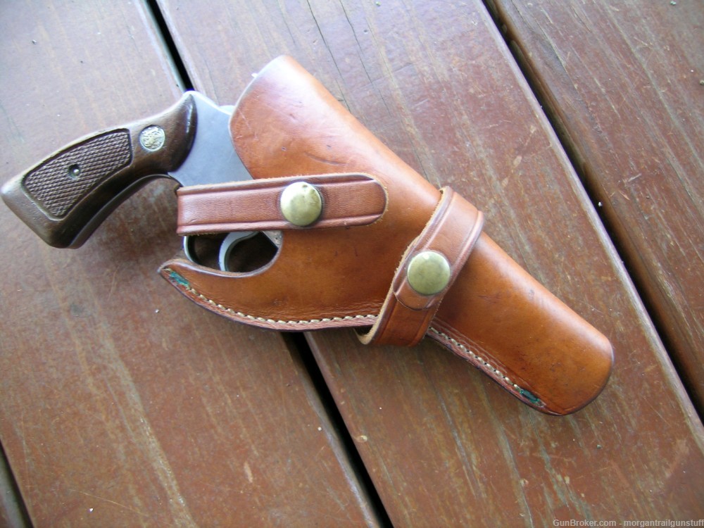 Brauer Bros Leather Holster #H13 S&W J-Frame 4" Mod 34 & 63-img-0