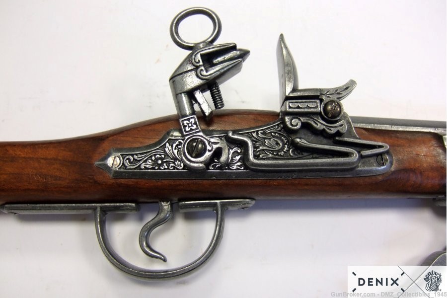 1600s German Axe Flintlock Pistol Non Firing Replica by Denix-img-1