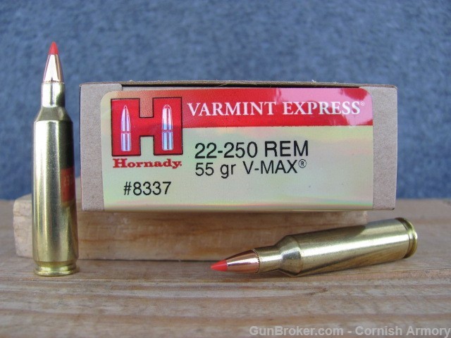 Hornady Varmint Express 22-250 ammo with 55 gr V-Max 8337-img-6