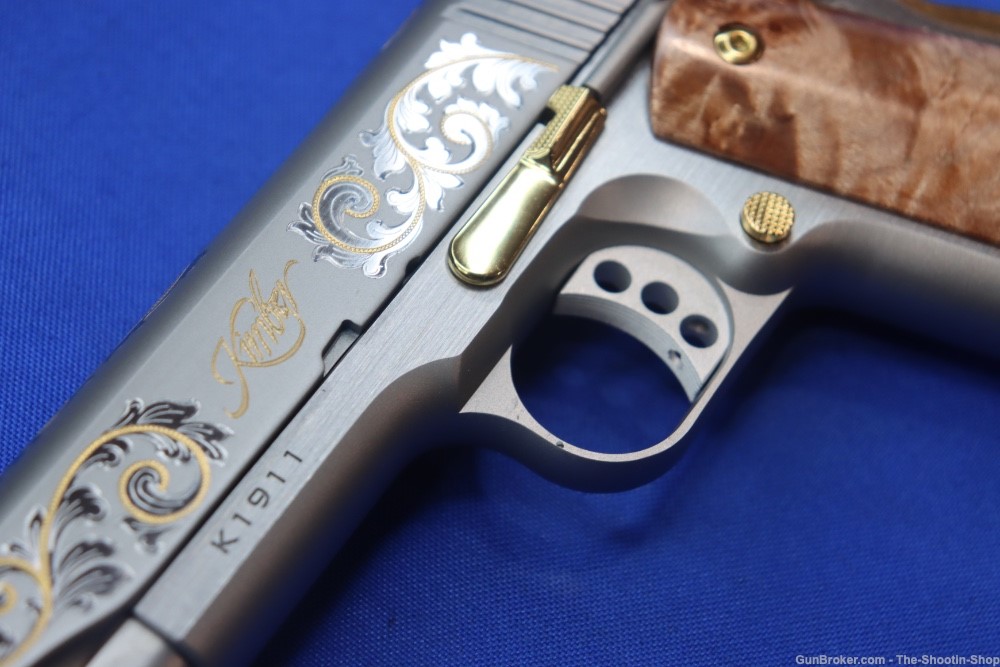 Kimber 1911 SILVER DELUXE Pistol GOLD ENGRAVED 45ACP 1 of 200 K1911 Model-img-21