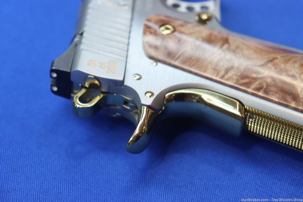 Kimber 1911 SILVER DELUXE Pistol GOLD ENGRAVED 45ACP 1 of 200 K1911 Model-img-25