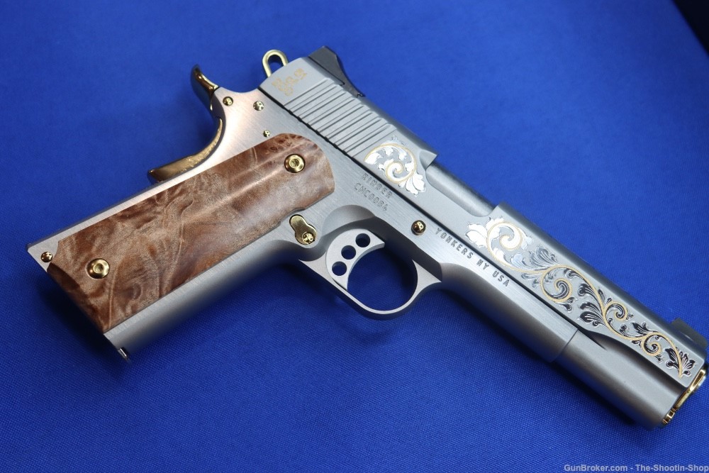 Kimber 1911 SILVER DELUXE Pistol GOLD ENGRAVED 45ACP 1 of 200 K1911 Model-img-26