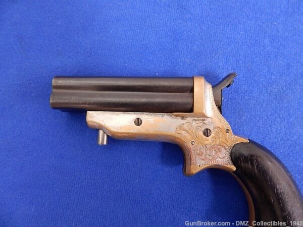 1870s Sharps 30 Caliber RF Pepperbox Pistol Gun-img-7