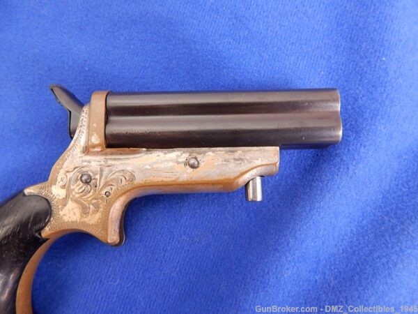 1870s Sharps 30 Caliber RF Pepperbox Pistol Gun-img-2