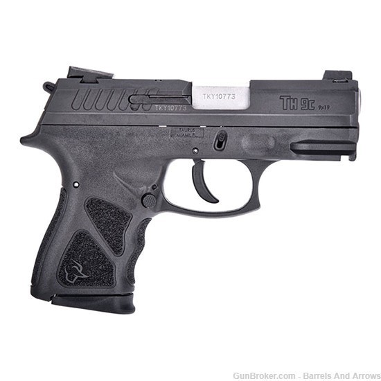 Taurus 1-TH9C031 TH9C Semi Auto Pistol 9MM Compact, Black 3.54" BBL 1-17rd -img-0