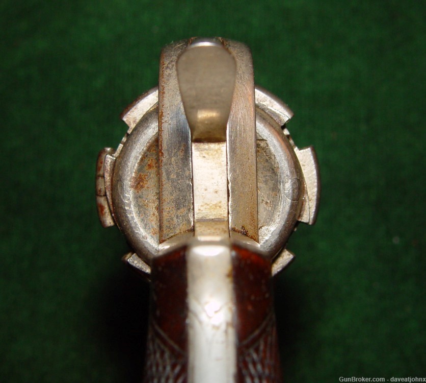 Rare Civil War Era Belgian, ROCOUR Pinfire Revolver Swing Out Cylinder 6mm -img-4