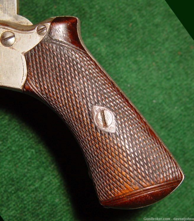 Rare Civil War Era Belgian, ROCOUR Pinfire Revolver Swing Out Cylinder 6mm -img-13
