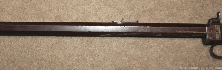 Extremely RARE  Allen Iron Frame, Side Hammer, Single Shot Percussion Rifle-img-10