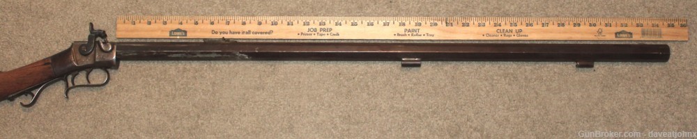 Extremely RARE  Allen Iron Frame, Side Hammer, Single Shot Percussion Rifle-img-1