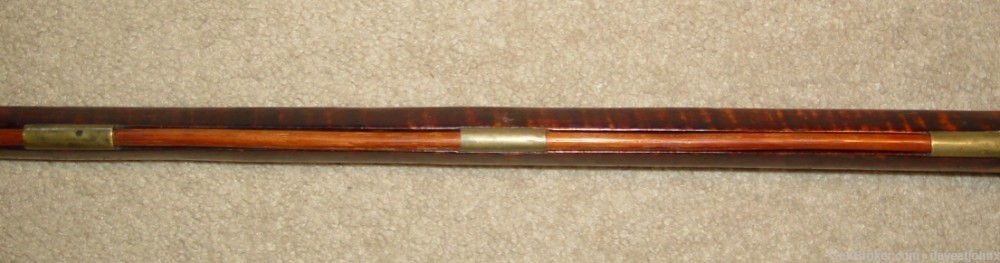 Kentucky or Pennsylvania Style Flintlock Full Stock 1700's J & W ASTON-img-9