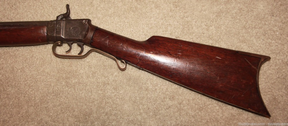 Rare 1840's Iron Frame Allen STYLE Single Shot Percussion Rifle-img-13