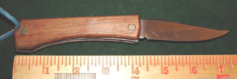 RARE Edge Company "Cumosa" Pull Tab Automatic Pocket Knife -img-0