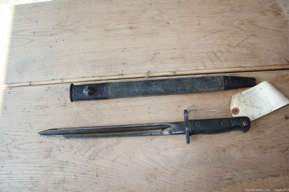 1907 Enfield #1 MkIII 303 British Rifle Bayonet India Pattern-img-2