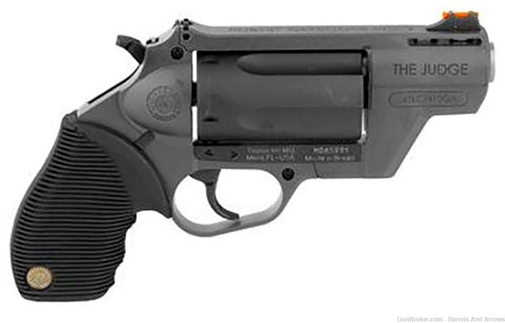 Taurus 2-441021GRY Public Defender Revolver, 45 Colt/.410, 2" BBL. Black-img-0