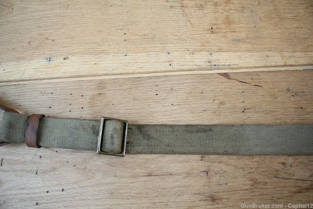 Bulgarian Fatty Mosin Nagant 91/30 M44 Canvas Leather Dog Collar Sling-img-8