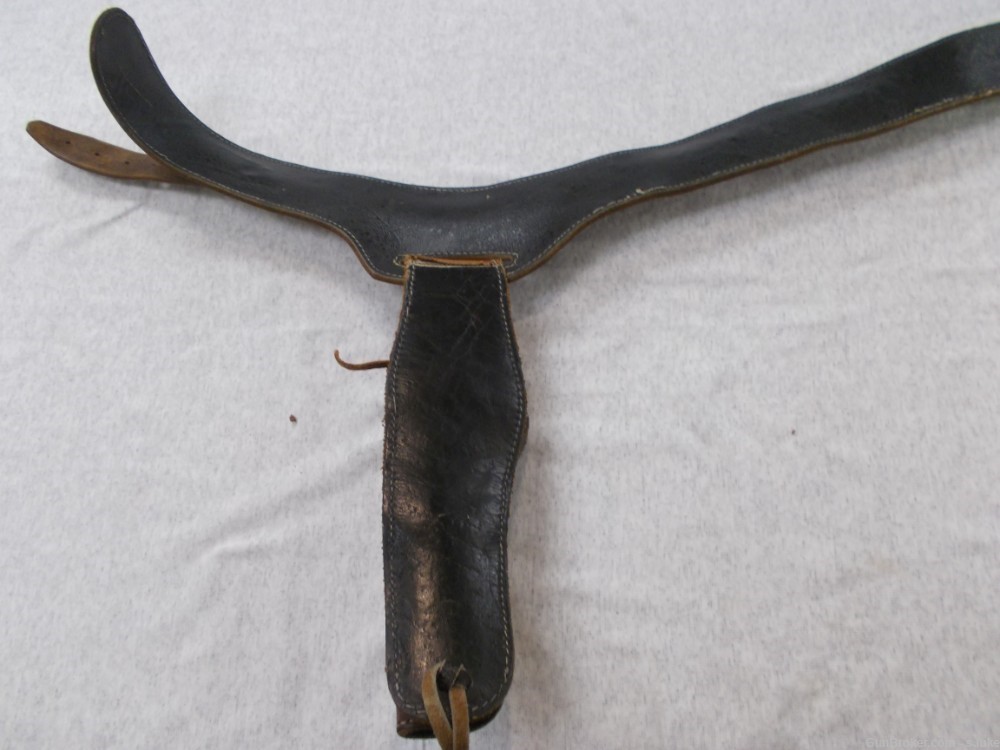 Brown leather .357mag Cartridge Belt & Holster-img-8