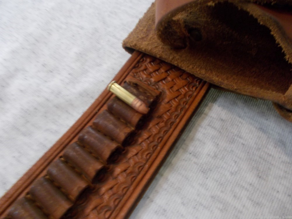 Leather Cartridge .22LR Belt & Holster-img-9