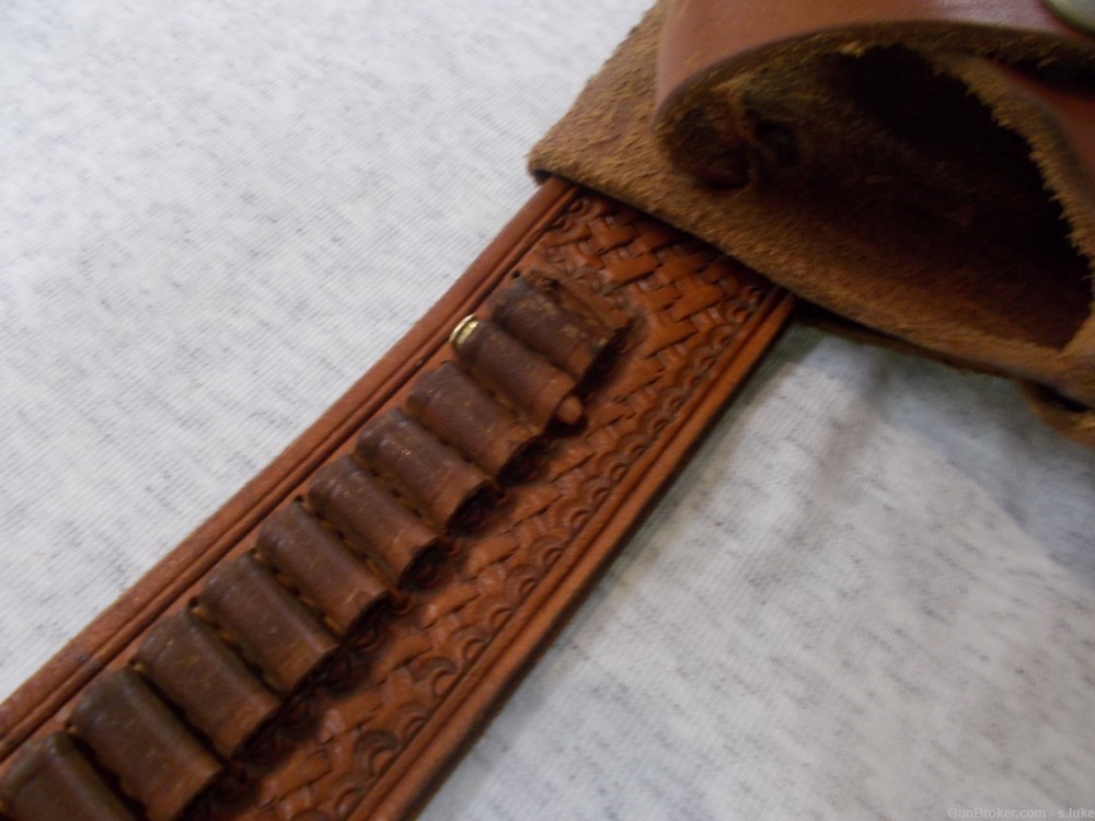 Leather Cartridge .22LR Belt & Holster-img-8