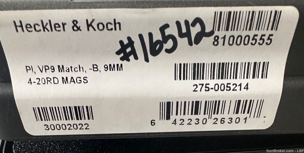  Heckler & Koch VP9 Match Optic Ready 9mm 5.5"BBL-img-3
